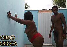 Not only did she do a hugely erotic stripper dance while twerking and grinding to normal and reverse playback of Skinny Latina, but she also surrounded herself with an obnoxiously loud backyard sex party of skinny latina and curvy white girl fuckfest