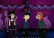 Erotic cartoon meeting with the black appeal Amity Park