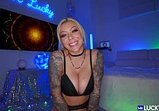 Sulky seductress KARMA RX gets royally rewarded oral pleasure by a phallic figure while displaying the curves of her rearing buttocks coupled with skimpy under wears all in the entertianment adult domain