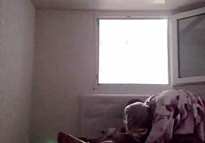 A couple on the wrong side of the law: Amateur couple filmed in hotel steam up
