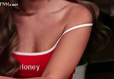Cfnm femdom babes, are you ready to tug cock in group handjob?