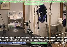 jasmine rose's stepdad sent her to doctor tampa's remote center for intense gyno exam humiliation