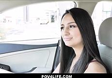 Mature skinny teen gets gang banged for Vegas trip