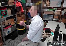 Shoplifting attempt of a German teen ends him up with a hardcore experience