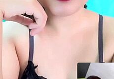 Big Boobed Slut Rehearsing Her Sexiness Dance On Bigo Live