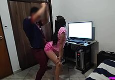 Yo, check this homemade sex tape with tricked Latina teen!