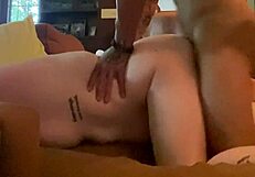 The exhibitionist Latina’s first doggy style experience with a black man