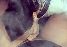 Girls of lesbian illusion ADORE sucking and f*** under the table