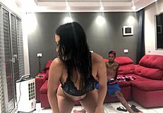 novinha gostosa dances in tiny thong for brazilian crew val mineirinha