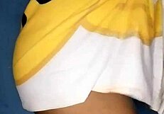 Cheap British babe’s pathetic attempt at softcore boob rubbing video
