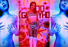 Shemale shemale pussy with psychedelic fucking and psychedelic assholes