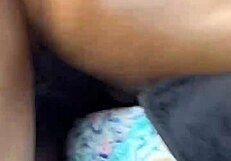 Kiya Skyy's homemade interracial sex tape: DP with face and rimming a big booty