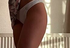 A admirable kiddy, she is in lustful dancing with the stage clothes–no level of panties!