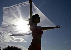 Japanese girl's bikini photoshoot is seductive at every angle
