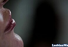 three beautiful ladies having yummy sucking on the clitoris