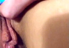 A wife’s showering herself gets her a passionate session