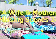 Erotic role playing game in which a wife and stepmother comes in contact