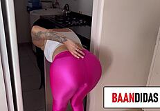 A lustful Venezuelan that craves my cock every time she returns from the market is Jazmin Cachonda