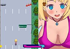 Of course there is always a dirty exhibitionist girl riding on a bike by sticking a dildo on it in Hentai comics