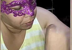 Latina Expertly Sucks and Strokes Until He Cums