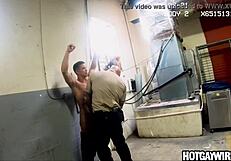 Two inmates caught screwing in secret gay office encounter. Dare to watch?