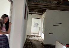 Brought Teen Stepsister to Abandoned House with Bats and Fucked Her Hard Overlooking Sea