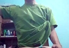 They filmed themselves naked and in amateur couple having doggy style sex