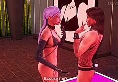 A stripper can ‘please’ endlessly during sex including blowjobs and creampies – A 3D animated simulation