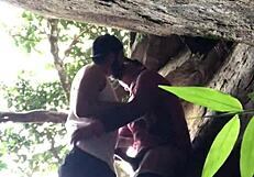 Exterior sea meeting naked male butt and asshole scenes