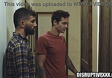 Dudes: Adam Ramzi and Jayden Marcos suck and fuck bareback