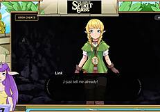 This hot bitch Sexy Linkle isystal fucking in the Hentai game