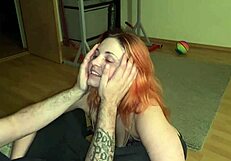 Flogging and face slapping as a part of erotic BDSM slave roleplay
