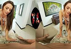 Porn star Vr couples with Vrlatina stripping off her clothes and acting love making movesfstream Integration
