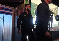 Police officers bust a bar for group sex - First installment