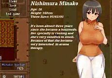 An English adventure in a hentai game with Minako