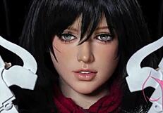 Wow, Mikasa sex doll drives me wild with teen toy action every night!