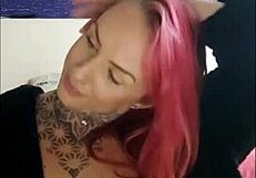 A smoking fetish exploration; seductive wife indulges in smoking and provocation