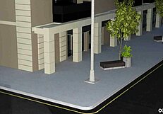 A giantess in the city with free animated video