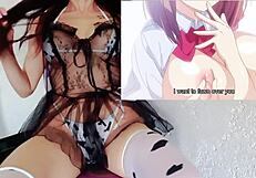 Another lucky man finds himself feeling the breasts of a rather buxom lady - Bonyuu-chan’s erotic animation