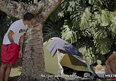 Annie Marin Dominates Outdoor Camping Threesome With Dani And Phillip