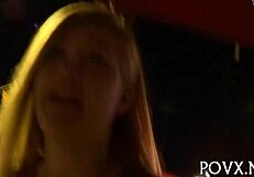 A slut is horny for a large penis to satisfying her in different positions