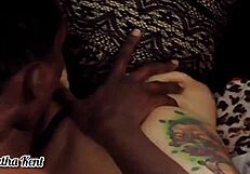 My amateur cousin and the tattooed pornstar decide to take each other on for hot sex
