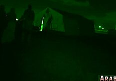 Teen porn video: Young girl sneaks on military base and performs a blowjob on a soldier