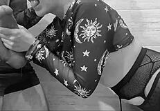 Girl Shakes Pussy Boldly While Posing in Shower