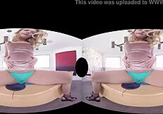 When this Valentine’s Day turns into virtual reality sex with Arya Fae, the blonde temptress, she is going to make you cum while you anally pleasure her the right way