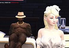 Young beautiful housekeeper with blonde hair and blue eyes seduces employer, to get moneyVMLINUX