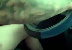 Driving alone and masturbation in car
