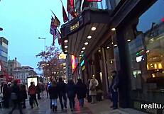 Czech teen picked up in the supermarket and a real fuck in the end, POV