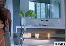 Tushy Anal-Crazy Emily & Lulu Surprise Manuel with Wild Gift!