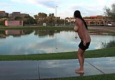 Gorgeous Alexa Loren bad girls fantastic 44JJ boobs get wet in high definition